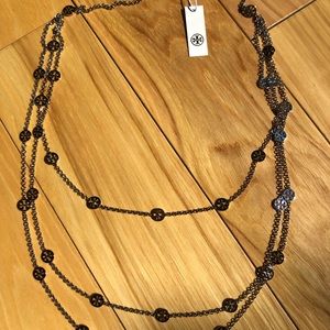 Tory Burch three layer necklace